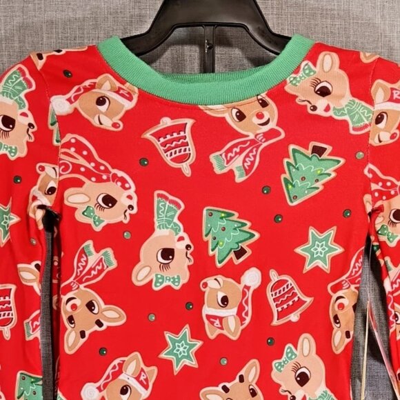 Rudolph The Red Nosed Reindeer 2 Piece Pajama Set Baby 18M Christmas PJs NWT - Picture 1 of 6